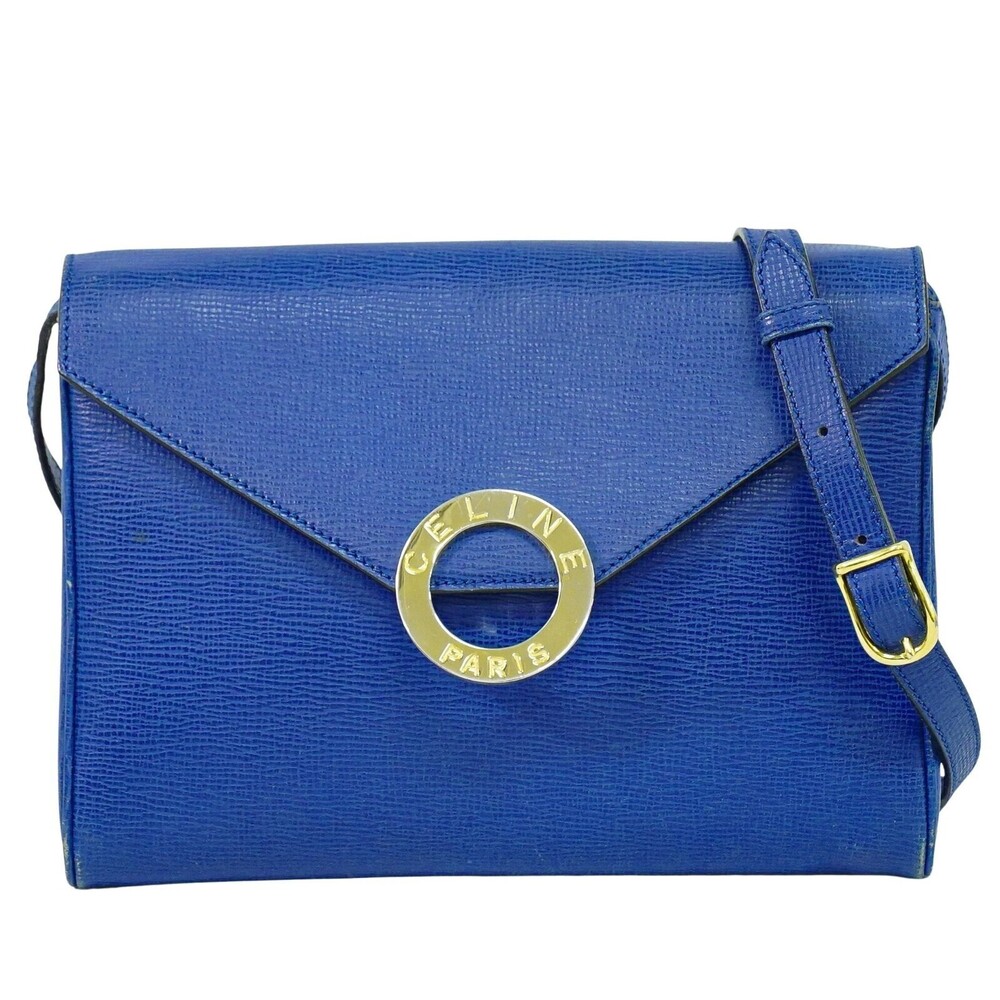 Celine Circle Logo Leather